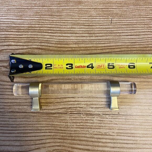 NWT 10 pack GlideRite Hardware Cabinet Drawer Handles Clear Modern Look NEW - Picture 8 of 17